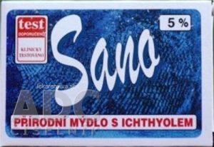 SANO MYDLO S ICHTAMOLOM 5% 100G